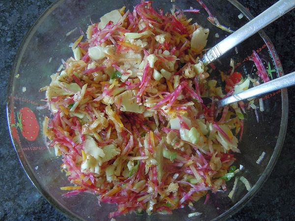 Blumenkohl + Rote Bete-Salat